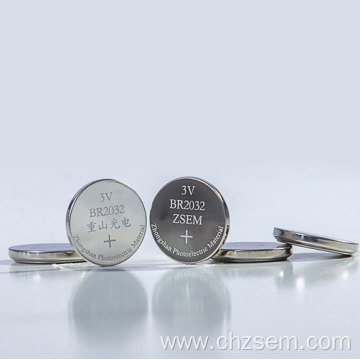 Lithium fluorocarbon button battery for car keys